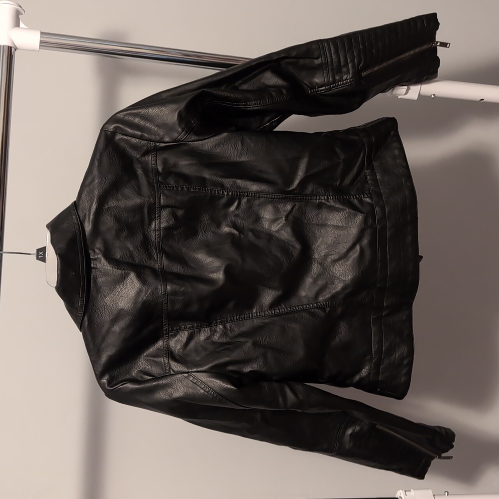 Ava & Viv Faux Leather Moto Jacket - Picture 5 of 7